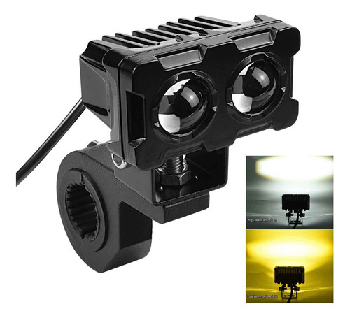 A Faros Led Auxiliares Neblineros D/luz Alta/baja P/auto