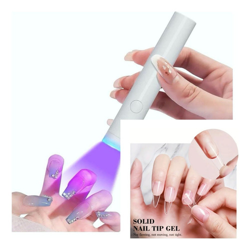 4pcs Gel Sólido Pegamento Para Uñas Soft
