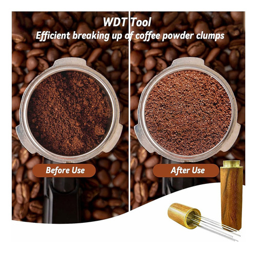 Coffee Espresso Tamper 51 Mm Com Mola Calibrada Por Ferramen