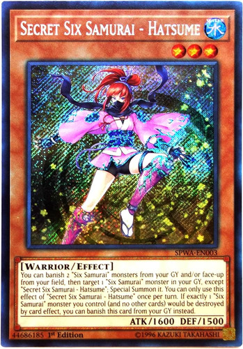 Secret Six Samurai - Hatsume - Spwa - Secret Rare