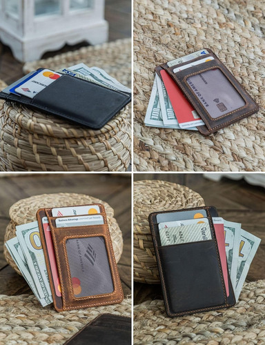 Estuche Para Pasaporte Tegoprints Marron De Cuero