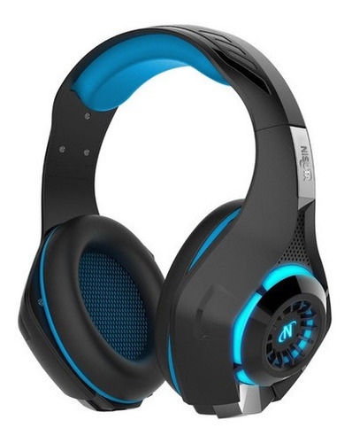 Imagen 2 de 4 de Auriculares Gamer Con Micrófono Nisuta Nsaugz450 Usb 7.1 Color Negro