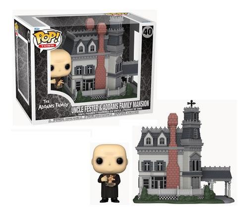 Funko Pop Town: Los Locos Adams - Tio Lucas Con Mansion
