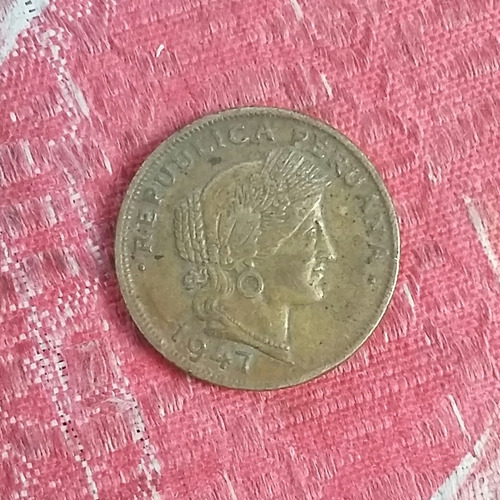 Moneda De 20 Centavos Año 1947