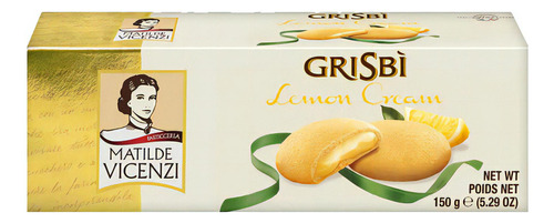 Galletitas Rellenas De Crema De Limón Grisbi 150gr