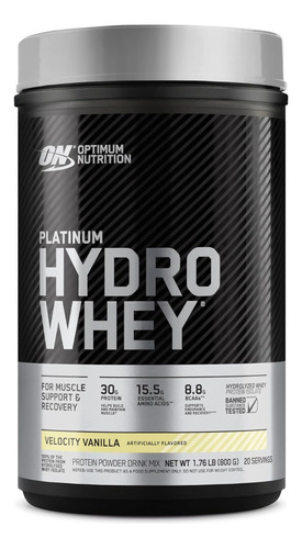 Suero Hidro Platino 30g Vainilla Optimum Nutrition 800 G