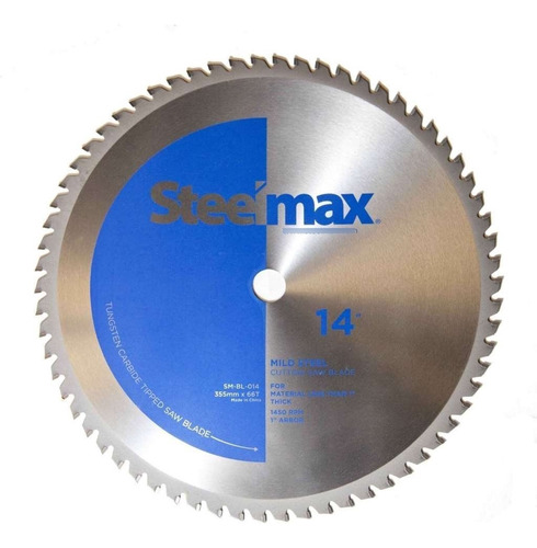 Steelmax 14  Tct  cuchilla Para Acero