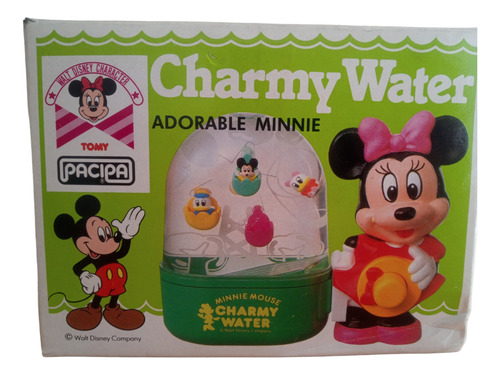 Juguete Antiguo Juego De Agua Tomy Pacipa Disney Mickey Rojo