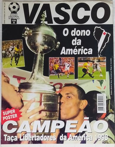 Vasco Campeão Libertadores 1998 - O Dono Da América - Pôster (Usado)