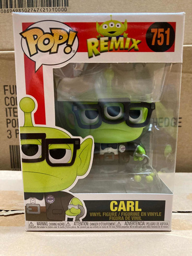 Carl 751 Alien Remix Disney Pixar Funko Pop Original Woody