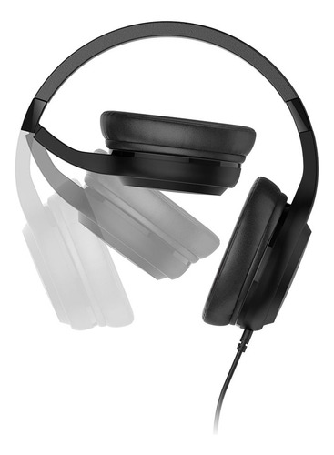 Auricular Motorola Over-ear Xt 120 - 40mm Micrófono En Linea Color Black Color de la luz Negro