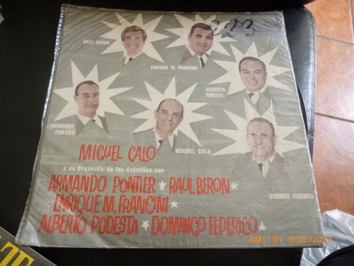 Vinilo Lp De Tango Miguel Calo Y Más ( Xx506 (Usado)