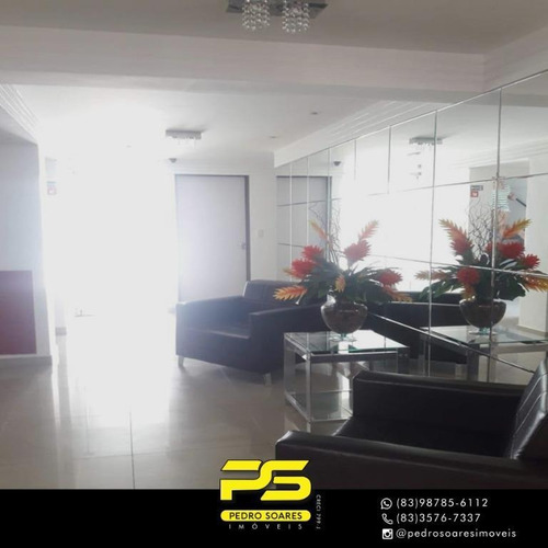 Apartamento Com 1 Dormitório À Venda, 50 M² Por R$ 220.000,00 - Brisamar - João Pessoa/pb - Ap4115