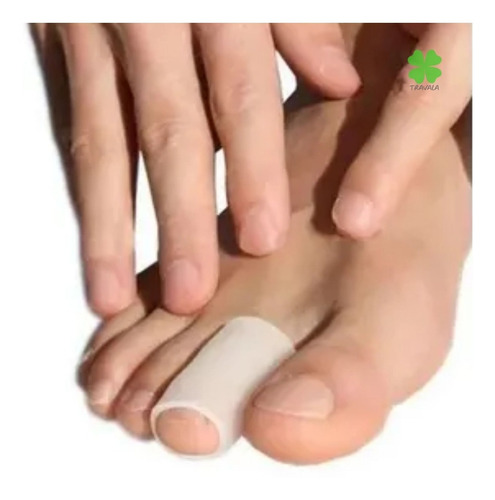 Imagem 7 de 10 de Corretor Dedo Pes Gel Joanete Pé Silicone Anti Bolhas Lesão