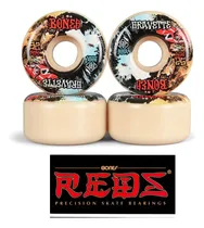 Comprar Roda Skate Bones 52mm Stf 99a V2 Locks + Rolamento Redbones 