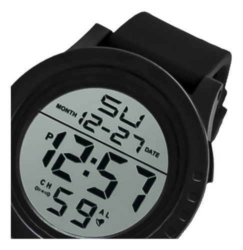Reloj Digital Led Luminoso Para Deportes Al Aire Libre Con A
