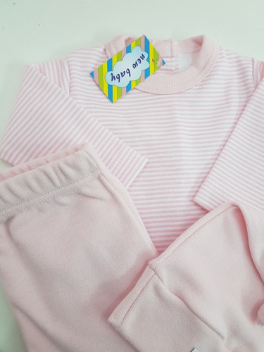 Conjunto Algodon 100% Recien Nacido Pelele Batita Gorrito