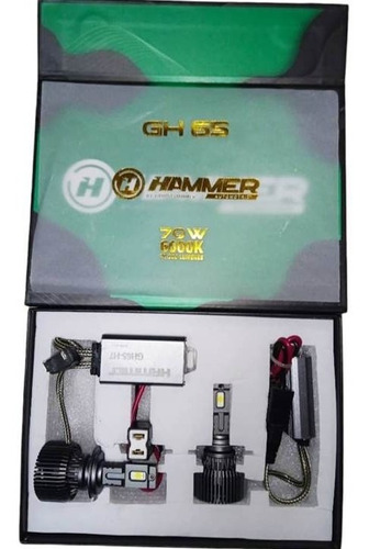 Luz Led H7 Hammer 70 Watts 6000k 20.0000 Lumenes