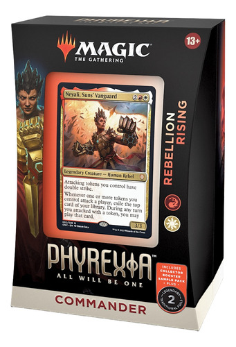 Magic Cartas Commander Deck Phyrexia Rebellion Rising