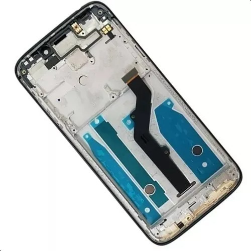 Tela Frontal Compatível Moto G7 Play Xt1952 Com Aro Cor Preto