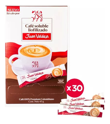 Café Soluble Juan Valdez Colombiano Col8