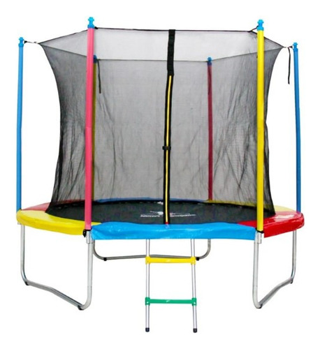 Cama Elastica Infantil Pula Pula Grande 2.44m Home Plus Henri Trampolim