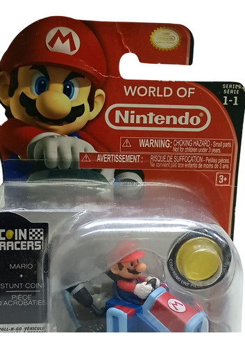 World Nintendo Mariokart 7 Mario Coin Racers Jakks Pacific C Multicolor