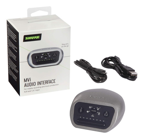 Shure Interfaz De Audio Digital Mvi Con Cables Usb