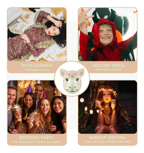 Sheep Mask Cosplay Decorative Mask Halloween Mask