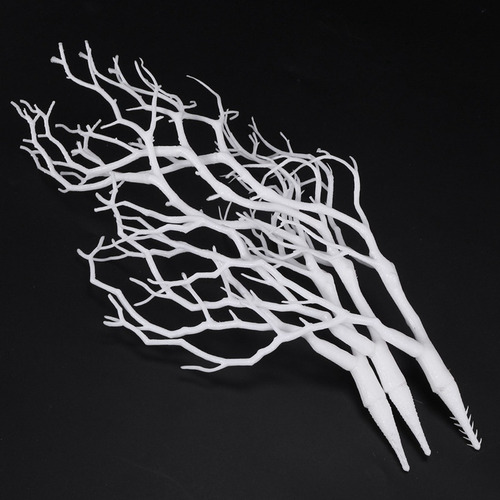 M 12 Unidades Ramas Árbol Secas Blancas Artificiales, Pa