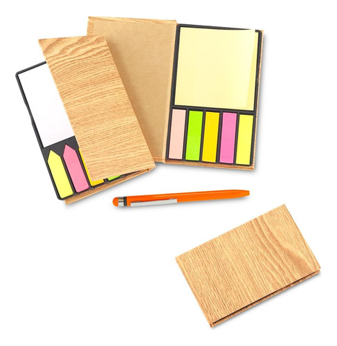 Sticky Set Doble Bamboo Notas Adhesivas 2 Tacos De Papel 