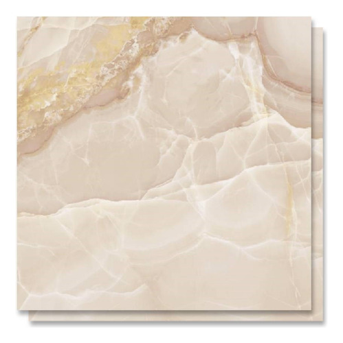 Piso Cerâmico Karina Onix Pink Hd 75x75cm Caixa 2,23m² Marrom