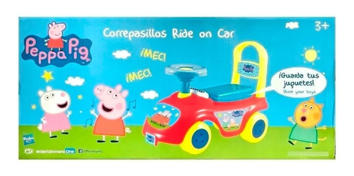 Peppa Pig Carrito Montable/ Rojo Corre Pasillos Ride On Car