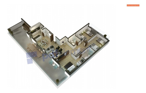 Apartamento 3 Dormitorios Proyecto Magallanes
