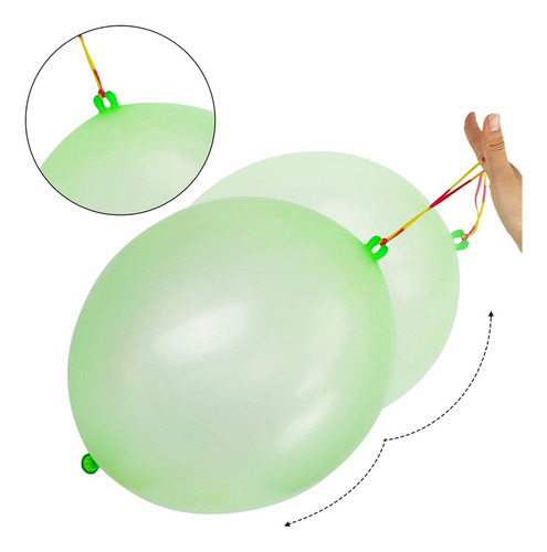 30 Pelotas Saltarinas Globos Juguetes Multicolor