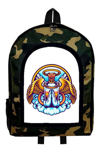 Mochila Camuflada Graffiti Mod Aar93