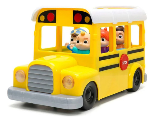 Cocomelon | Autobús Escolar | Control Remoto Y Sonido Color Amarillo