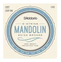 Comprar Encordoamento Bandolim .010 D'addario Bronze 80u002F20 Ej62