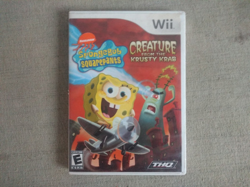 Spongebob Creature From The Krusty Krab Nintendo Wii