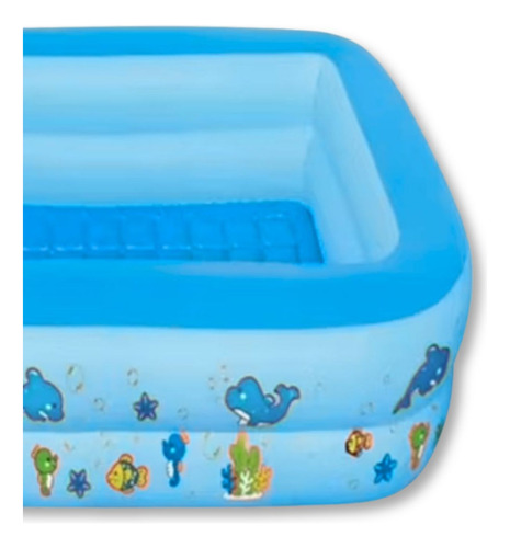 Piscina Inflable Rectangular 120x90x36 Azul