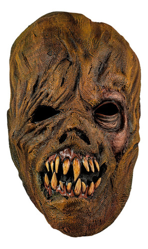 Máscara Espantapájaros Scarecrow Terror Disfraz Halloween Color Beige