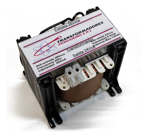 Transformador 380 A 24v 5a 120va