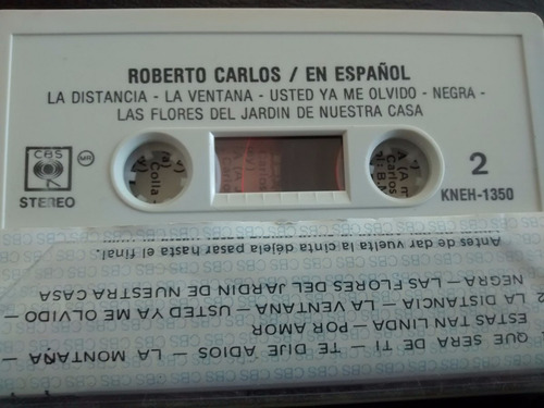Cassette De Roberto Carlos En Español (#149 (Usado)