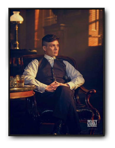 Cuadro Peaky Blinders - Marco De Madera Sin Vidrio