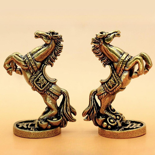 Figura De Caballo De Latón, Artesanía De Latón,