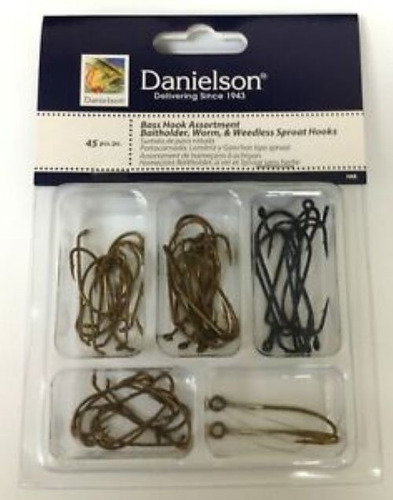 Paquete Anzuelos Para Lobina Danielson Bass Hooks Assortment