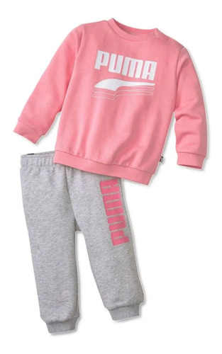 Conjunto Buzo Pantalón Jogging Deportivo Puma Algodón Niña | Cuotas sin  interés