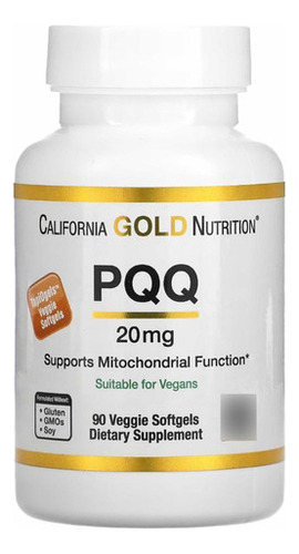 Pqq, 20 mg, 90 cápsulas blandas vegetales, sabor, sin sabor