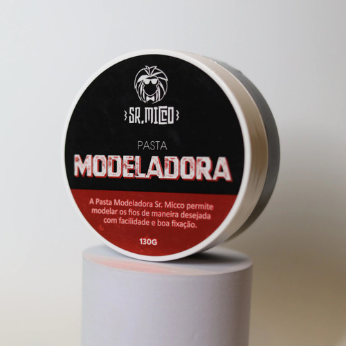 Sr. Micco Pomada Modeladora 130g Fixação E Estilo Duradouros