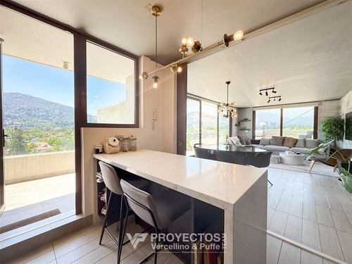 Exquisito Penthouse Con Azotea Venta De 3 Dorm. En Vitacura